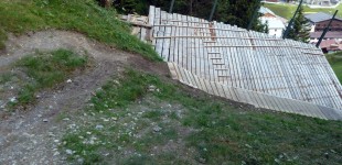 New downhill trail in Lech am Arlberg