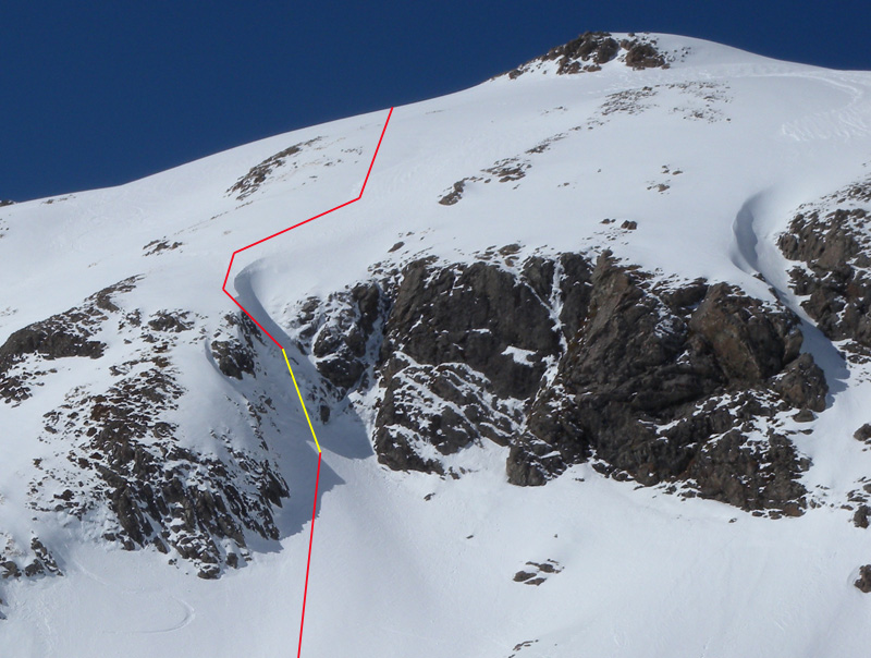 My line on comp day 2. The yellow line depicts air time.